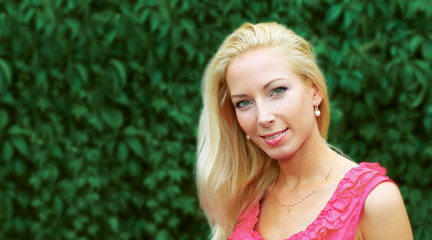 Naklejka premium Blond woman
