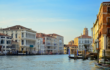 Grand Canal in Venice, Italy.