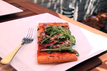homemade pizza