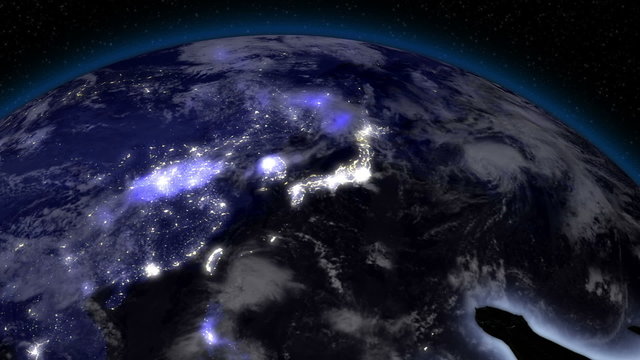 Earth from Space Alien Invasion 03 Far East