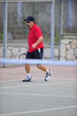 Middle-Aged Tennis Player