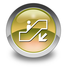 Yellow Glossy Pictogram 