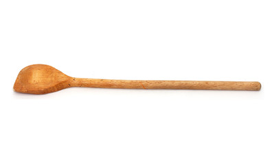 Wooden spoon, isolated