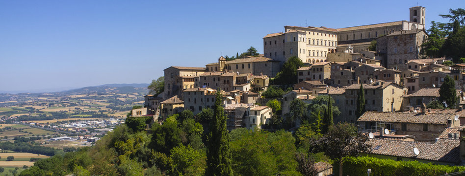 Gubbio Umbria Italy color image
