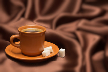 Cup with coffee
