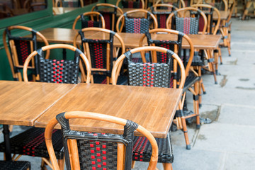 traditional Parisian coffee