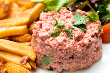 tasty tartare(Raw beef)