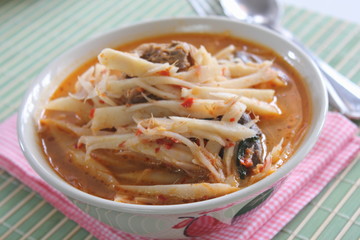 curry Soft bamboo shoots
