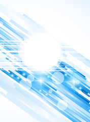 Abstract Business background with stylish blue lines