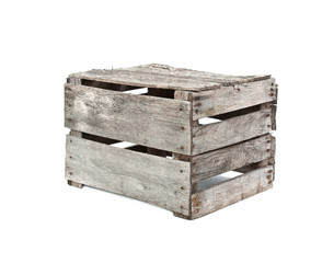 Rustic wood crate
