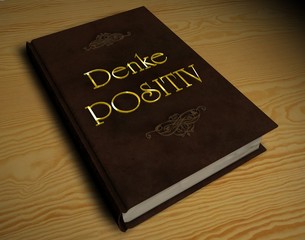 3D Buch - Denke POSITIV