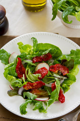 Sun-dried tomato with arugula  salad