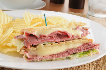 Pastrami panini