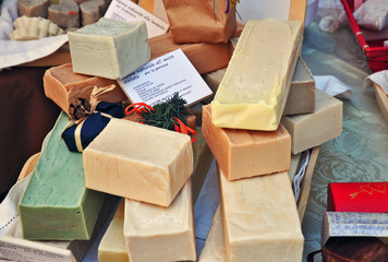 Padova, sapone artigianale al mercato di Prato della Valle