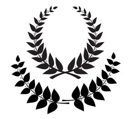 Obraz premium Wreath and branch