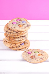 cookies with chocolate