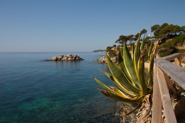 View on a beautiful bay at the Spanish Costa Brava
