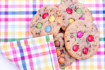 cookies with chocolate