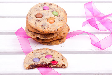 cookies with chocolate