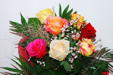 bunter blumenstrauss