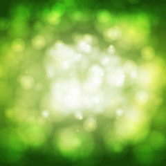 Fototapeta na wymiar green light effect background