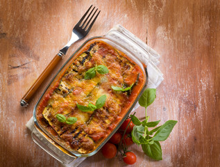 zucchinis parmesan-parmigiana di zucchine