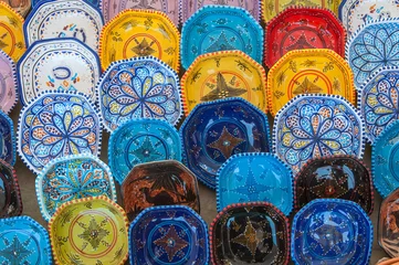 Deurstickers Tunesisch aardewerk © fotografci
