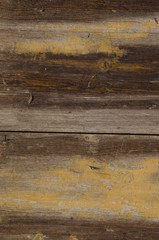 Naklejka premium Old wooden wall fragment texture background.