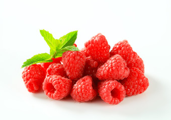 Fresh raspberries