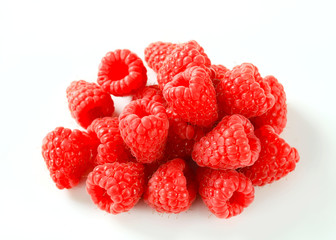 Fresh raspberries