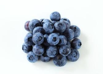 Fresh blueberries