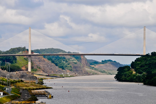 Fototapeta Century bridge in Panama