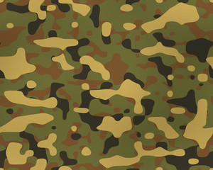 Naklejka premium Seamless camouflage texture