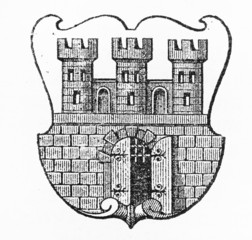 Thorn (Torun) coat of arms at late 1800's