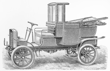 Fototapeta na wymiar Rocznika samochodu Altmann z early20th wieku