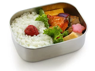 Fotobehang bento, japanese lunch box © uckyo