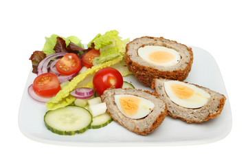 Scotch egg salad