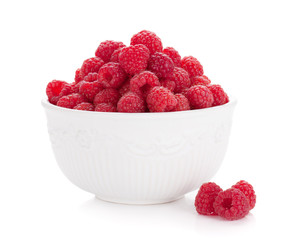 Ripe raspberries