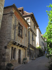 Fototapeta na wymiar Miejscowości Saint-Cirq-Lapopie, Lot Quercy, Pireneje Centralne