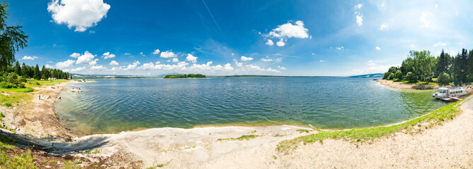 Summer lake panorama