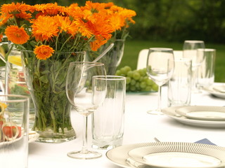 Table for elegant party