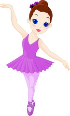 Fototapeta premium A little ballerina