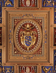 Roof detail of the Saint Jhon's Church in Rome