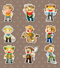 cowboy stickers