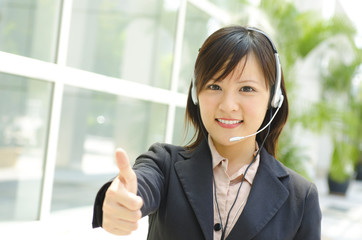 Thumb up Customer Representative