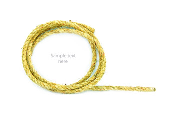 rope on  background,concept idea,isolation