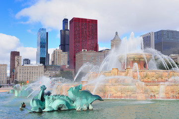Chicago  Buckingham fountain © rabbit75_fot