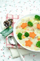 シチュー(クリスマスイメージ)