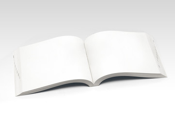 Blank Open Book