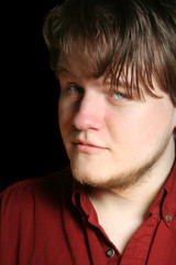 Charismatic Blue-Eyed Teen